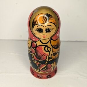 Old World Vintage Russian Matryoshka Nesting Doll Set of 5